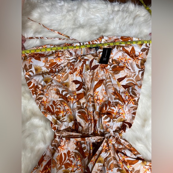 INC International Concepts Cotton Floral-Print Jumpsuit - Picture 5 of 7